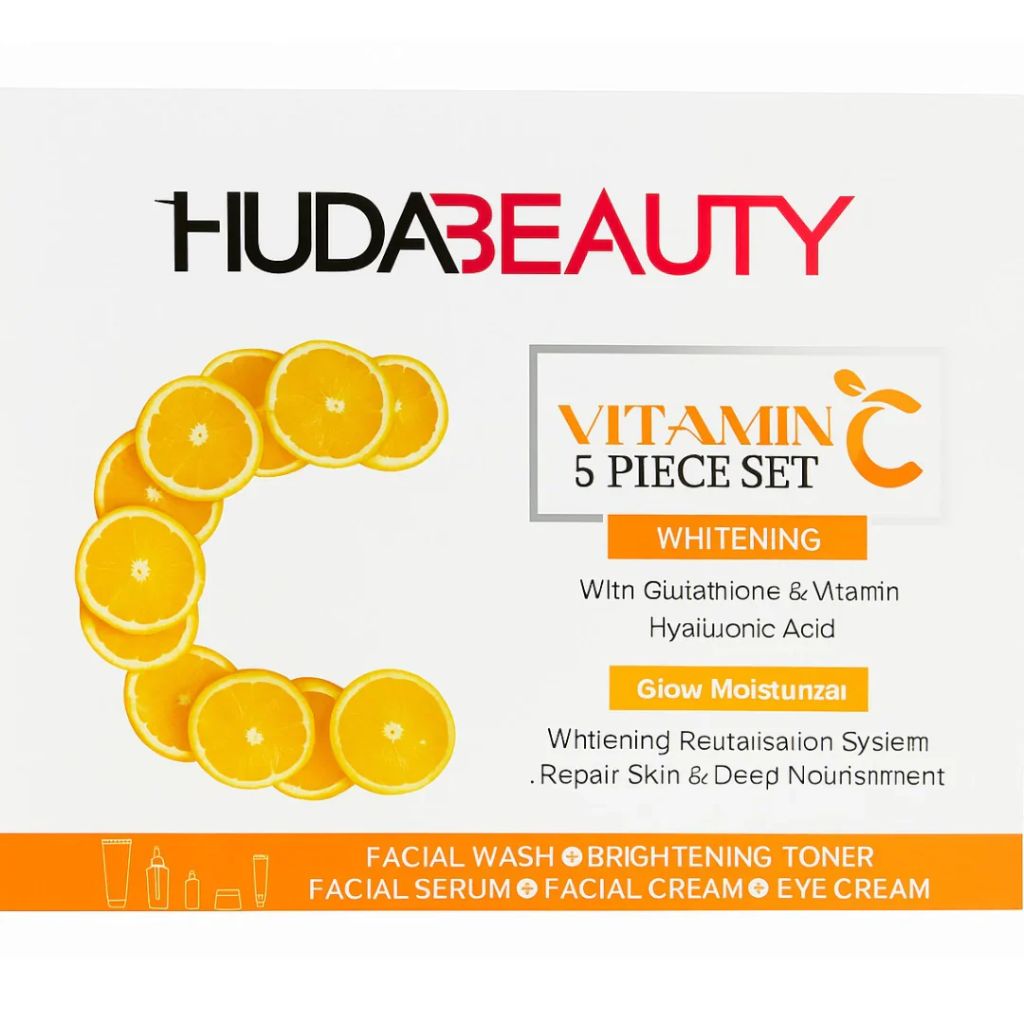 HUDA BEAUTY Vitamin C 5-Piece Skincare Set Your Store