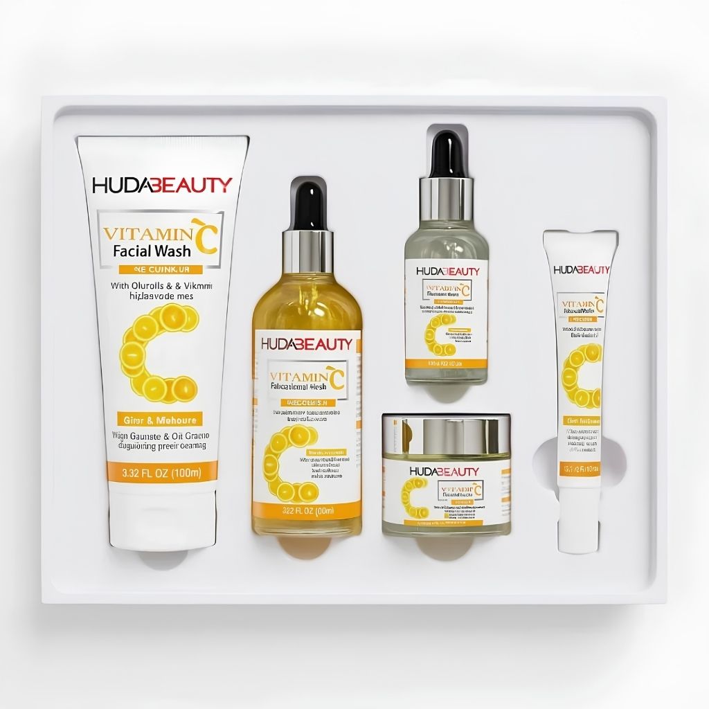 HUDA BEAUTY Vitamin C 5-Piece Skincare Set Your Store