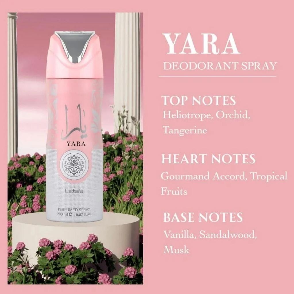 Lattafa Perfume Yara Body Spray-200ml Your Store